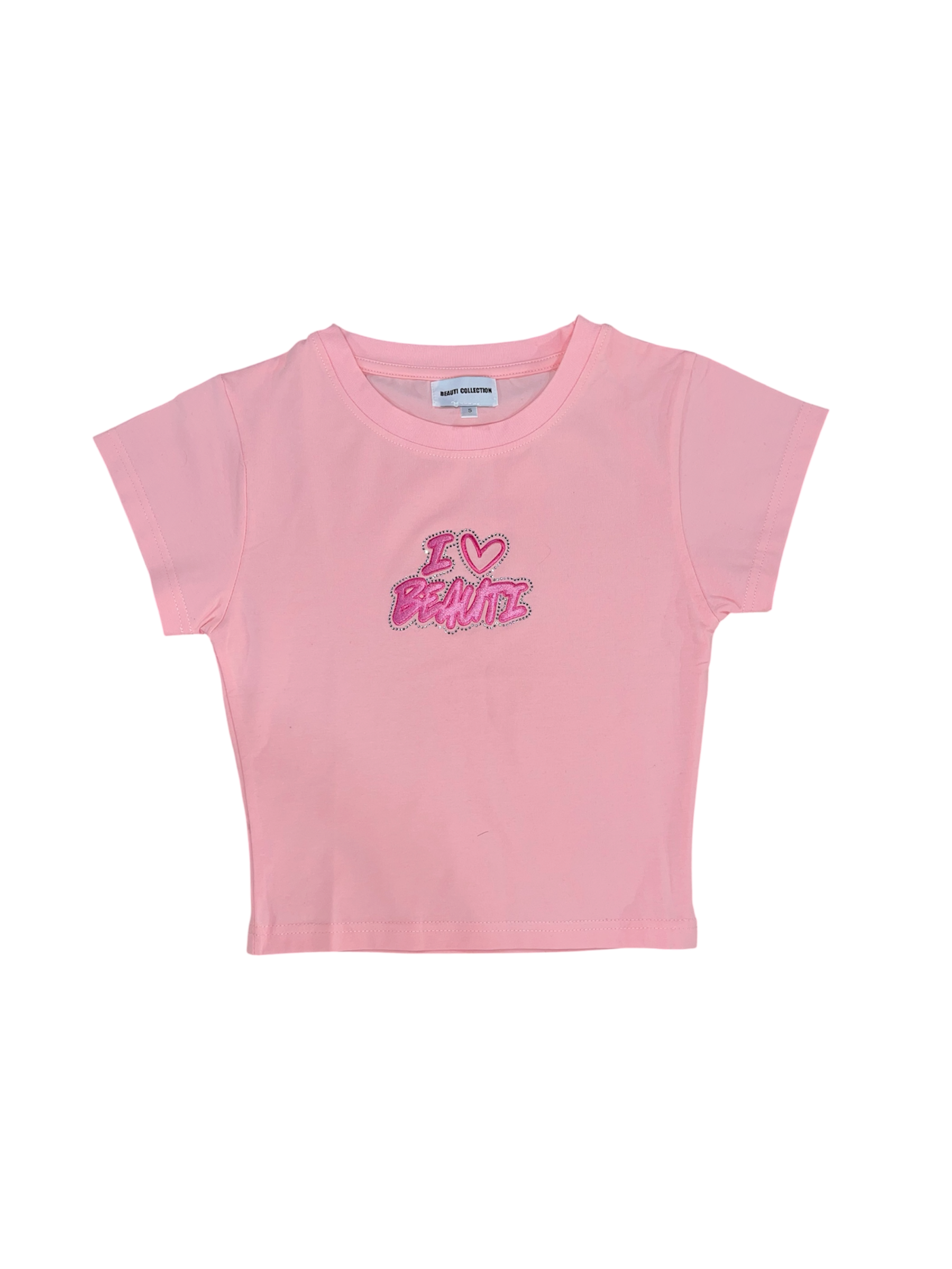 I ♥ BeauTi Baby Tee (Pink)