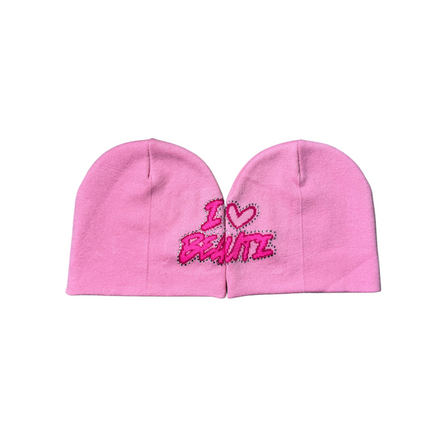 I ♥ BeauTi Beanie (Pink)